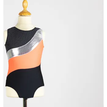 VFstyle Dres na gymnastiku Skade černý Velikost 140