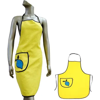 Kuchyňská zástěra Kuchyňská zástěra VALENTINI žlutá - Jablko