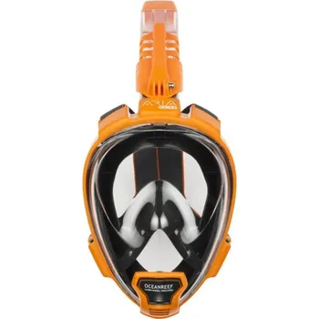 Potápěčská maska Maska celoobličejová ARIA QR, OCEAN REEF S/M Oranžová