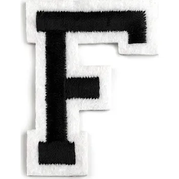 Textilní nažehlovací páska Stoklasa Nažehlovačka písmena 6 F černá