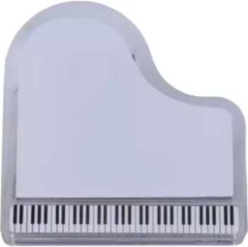 Klipsna na noty s klaviaturou - bílá