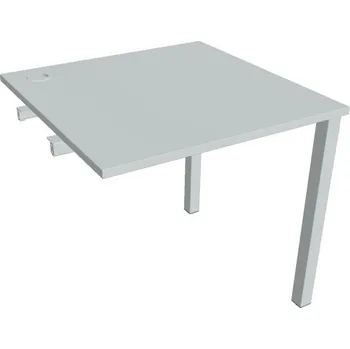 Kancelářský vozík HOBIS přídavný kancelářský stůl rovný - US 800 R, šedá + doprava zdarma