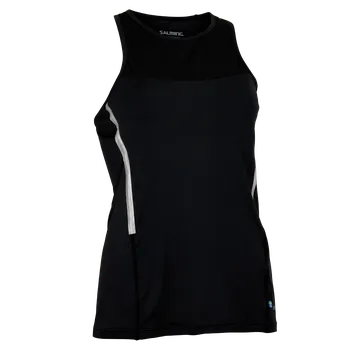 Běžecké oblečení SALMING Run Laser Tank Women Black Melange XS - XS
