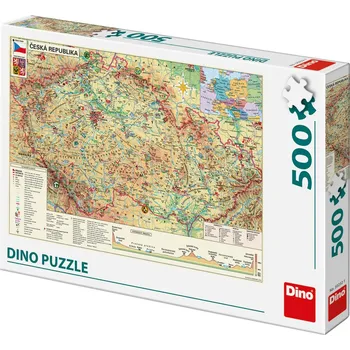 Dino Mapa České republiky 500 dílků