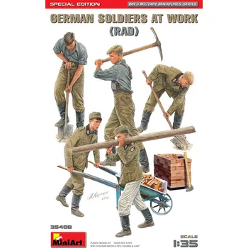 Plastikový model 1:35 German Soldiers at Work (RAD) Special Edition