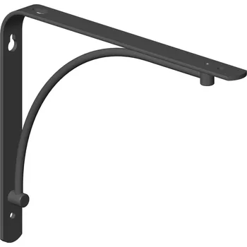 Držák na polici Element System Konzole Danni 180x230mm, 25 kg, černá