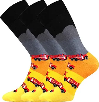 Pánské ponožky Lonka Twidor ponožky 3 páry hasiči 43-46