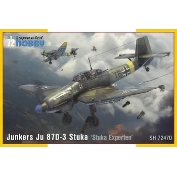 Plastikový model 1/72 Ju 87D-3 Stuka 'Stuka Experten' (3x camo)