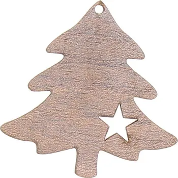 Vánoční dekorace Naše galanterie Stromeček walnut