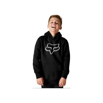 Chlapecká mikina Dětská mikina FOX Youth Legacy Pullover Hoody Black, Velikost YM