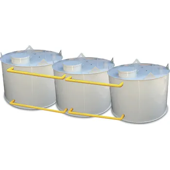 nádrž Česká nádrž 45m3 samonosná kruhová nádrž na vodu (3*15m3)