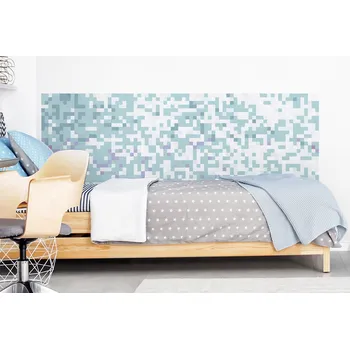 Tapeta FUGU Ochrana stěny za postel - Pixelcraft khaki Varianta ochrany zdi: Delší strana postele 200x65 cm