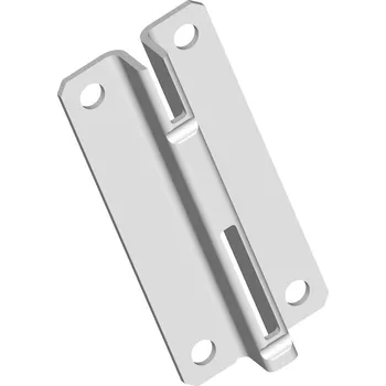 Dílenský regál Element System Jednořadá lišta 70x33mm, bílá, 2 ks