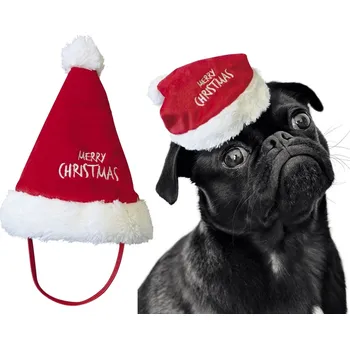 Obleček pro psa Nobby Vánoční čepice 18 cm