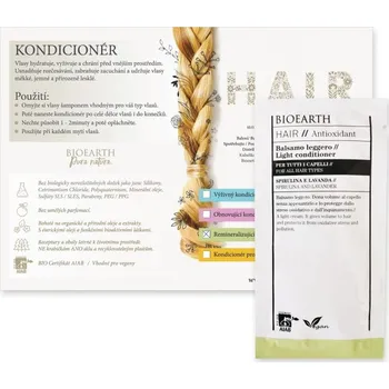 BIOEARTH Vzorek: Remineralizující kondicionér, všechny typy 12ml