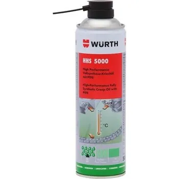 WÜRTH HHS 5000 - Vysoce účinný plně syntetický olej s PTFE, 500ml
