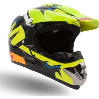 Helma na motorku Přilba junior cross XTR 125 - žlutá XL