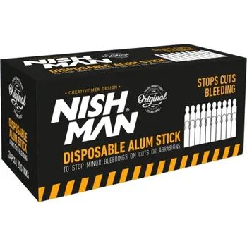 Příslušenství k holicímu strojku Kamencové sirky NISH MAN Disposable alum stick (24 x 20 ks)
