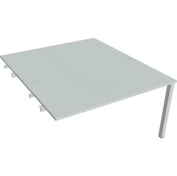 Kancelářský vozík HOBIS přídavný stůl zdvojený - USD 1400 R, šedá + doprava zdarma