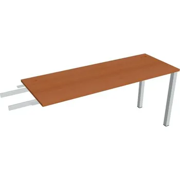 Kancelářský vozík HOBIS přídavný stůl do úhlu - UE 1600 RU, hloubka 60 cm, třešeň + doprava zdarma