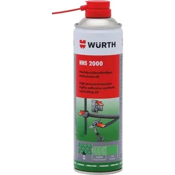 WÜRTH HHS 2000 - Silně přilnavý mazací olej odolný vysokému tlaku, 500 ml