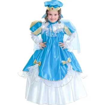 Karnevalový kostým Dětský kostým - Modrá princezna