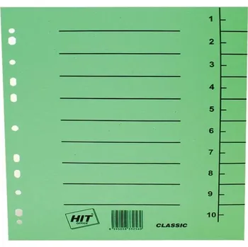 Rozdružovač A4, odstřihovatelný, zelená