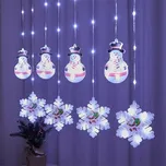 Vánoční barevná dekorace závěs…