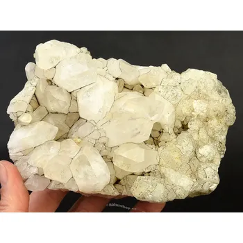 Přírodní kámen Drúza křišťál s inkluzemi Madagaskar 1197g