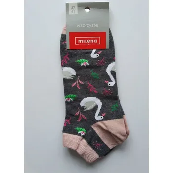 Dámské ponožky Dámské ponožky nízké Milena Labuť Velikost: 37-41