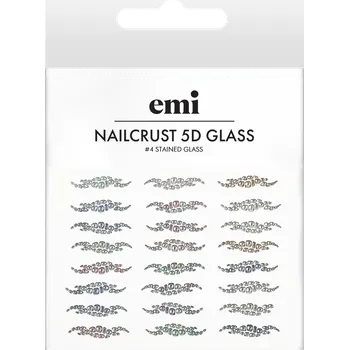 emi 5D Vodolepka - NAILCRUST 5D GLASS #4 Stained Glass