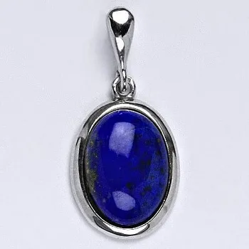 Přívěsek Stříbrný přívěsek přírodní lapis lazuli - P1454 (Stříbrný přívěsek s lazuritem 10 x 14 mm)