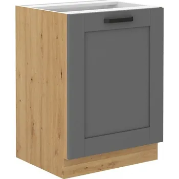 Kuchyňská skříňka Spodní skříňka LUNNA TMAVĚ ŠEDÁ / ARTISAN 60 D 1F BB