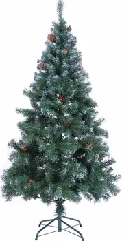 Vánoční stromek Umělý vánoční stromeček se sněhem a šiškami 180 cm