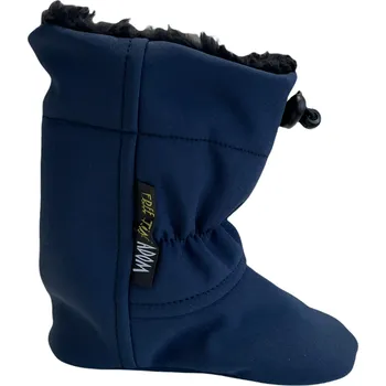 Capáčky Zateplené capáčky adom softshell modrá Velikost boty (EU): 20, Vnitřní délka boty: 135, Vnitřní šířka boty: 60