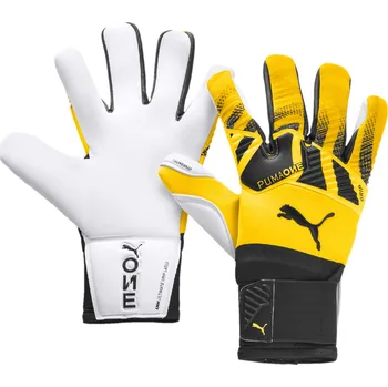 Brankářské rukavice Brankářské rukavice Puma One Grip 1 Hybrid Pro žlutá/černá
