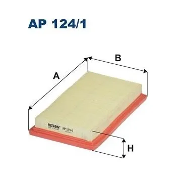 Filtr do auta Vzduchový filtr FILTRON AP 124/1