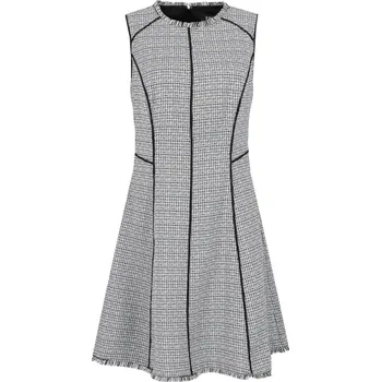 Dámské šaty DKNY Šaty flare | Barva:šedý | Velikost:36