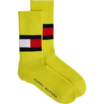 Pánské oblečení Tommy Hilfiger Ponožky TH FLAG | Barva:žlutý | Velikost:35-38, 35/38