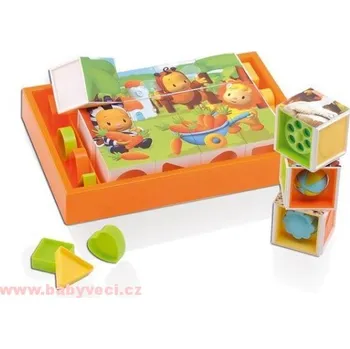 Hračka pro nejmenší Multifunkční kostky Cotonns