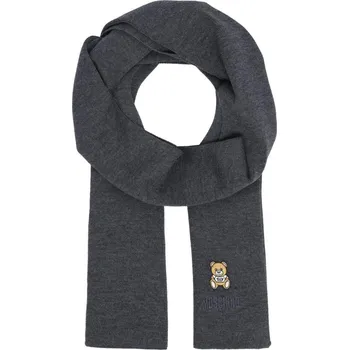 Oblečení a móda Moschino Vlněný šála | Barva:grafitově šedý | Velikost:OS