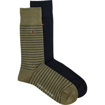 Tommy Hilfiger Ponožky 2-pack | Barva:olivový | Velikost:39/42