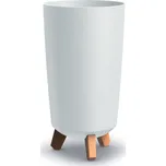 PROSPERPLAST Květináč GRACIA TUBUS SLIM 19,5cm bílý