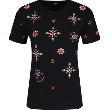 Desigual Tričko | Barva:černý | Velikost:XS
