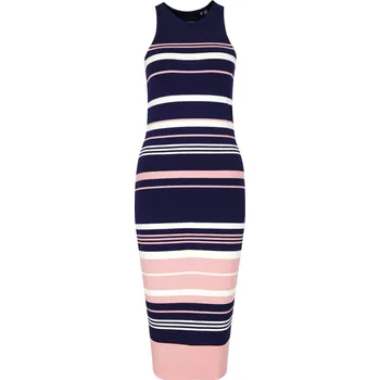 Dámské šaty Superdry Šaty VERIGATED | Barva:tmavě modrá | Velikost:L