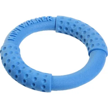Hračka pro psa Hračka KIWI WALKER guma TPR - Let's play! Ring Maxi modrá 2,5x17,5cm