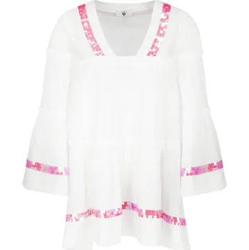 Dámská halenka Twinset U&B Halenka KAFTANO | Barva:bílý | Velikost:XS