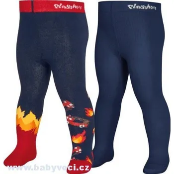 Dětské punčocháče 2 kusy v balení Playshoes hasič > 74-80