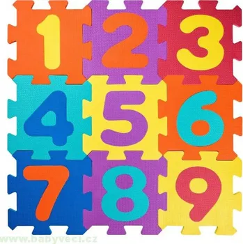Dekorace do dětského pokoje Pěnové puzzle maxi číslice > varianta maxi číslice