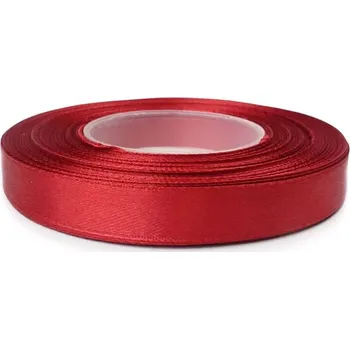 Stuha Saténová stuha červená 12mm (Saténová stuha červená 12mm)